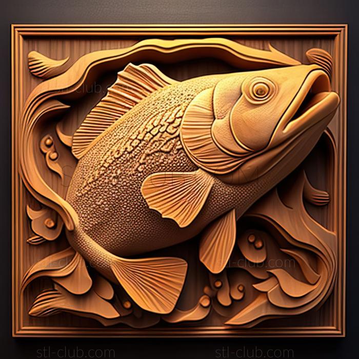 3D model st Farlovella fish (STL)